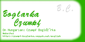 boglarka czumpf business card